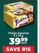 Food Lover's Market Tinkies Assorted-6 x 45g offer