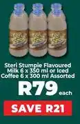 Food Lover's Market Steri Stumpie Flavoured Milk 6 x 350ml Or Iced Coffee 6 x 300ml-Each offer