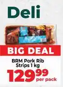 Food Lover's Market BRM Pork Rib Stripe-1Kg Per Pack offer