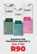 Food Lover's Market ButtaNutt Milk Alternative Assorted-For 3 x 1Ltr offer