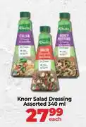 Food Lover's Market Knorr Salad Dressing Assorted-340ml Each offer