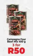 Food Lover's Market Campagna Four Bean Mix-For 3 x 400gm offer