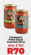 Food Lover's Market Campagna Paste Sauce Assorted-For Any 2 x 350gm offer