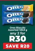 Food Lover's Market Oreo Biscuits Assorted-For Any 2 x 128.8gm offer