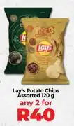 Food Lover's Market Lay's Potato Chips Assorted-For Any 2 x 120gm offer