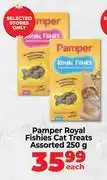 Food Lover's Market Pamper Royal Fishies Cat Treats Assorted-250gm Each offer