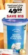 Food Lover's Market Food Lover's Feta Assorted-400gm offer