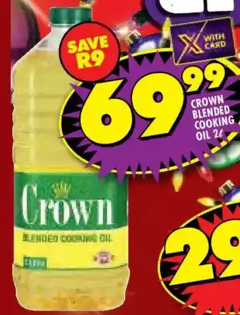 Shoprite Crown blended cooking oil offer