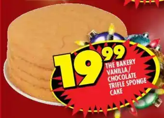 Shoprite The bakery vanilla/ chocolate trifle sponge cake offer