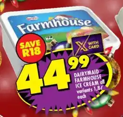 Shoprite Dairymaid farmhouse ice cream offer