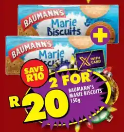 Shoprite Baumann's marie biscuits offer
