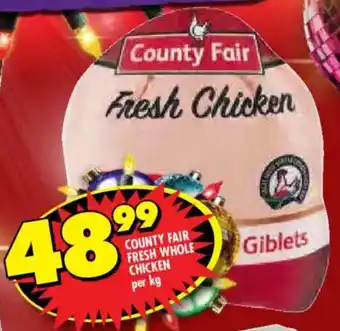 Shoprite County fair fresh whole chicken offer
