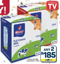 Pick n Pay Hypermarket Clover UHT Milk Assorted offer
