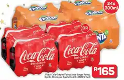 Pick n Pay Hypermarket Coca-Cola Original Taste Less Sugar, Fanta, Sprite, Stoney or Sparletta offer