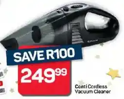 Pick n Pay Hypermarket Conti Cordless Vacuum Cleaner offer