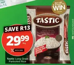 Checkers Tastic Long Grain Parboiled Rice offer