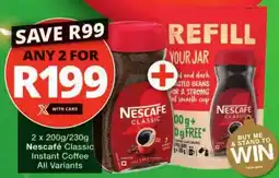 Checkers Nescafé Classic Instant Coffee All Variants offer
