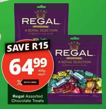 Checkers Regal Assorted Chocolate Treats offer