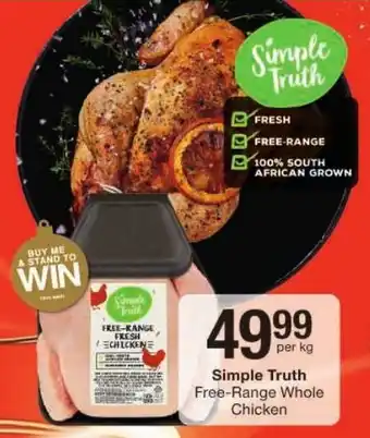 Checkers Simple Truth Free-Range Whole Chicken offer