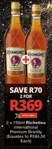 Checkers Richelieu International Premium Brandy offer