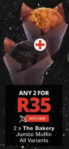 Checkers The Bakery Jumbo Muffin All Variants offer