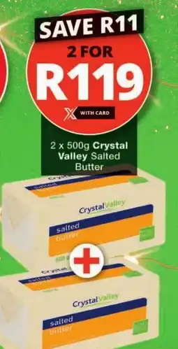 Checkers Crystal Valley Salted Butter offer