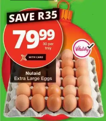 Checkers Nulaid Extra Large Eggs offer