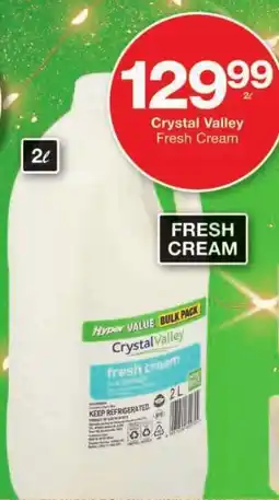 Checkers Crystal Valley Fresh Cream offer