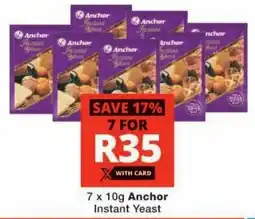 Checkers Anchor Instant Yeast offer