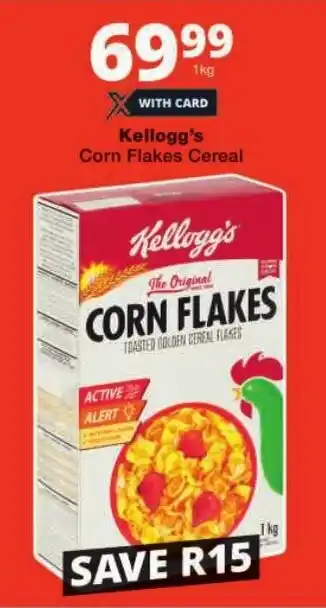 Checkers Kellogg's Corn Flakes Cereal offer