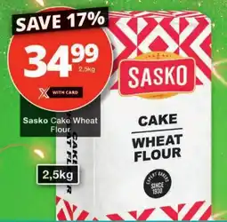 Checkers Sasko Cake Wheat Flour offer