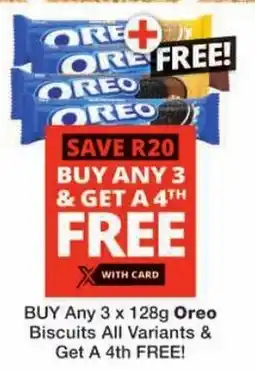 Checkers Oreo Biscuits All Variants offer