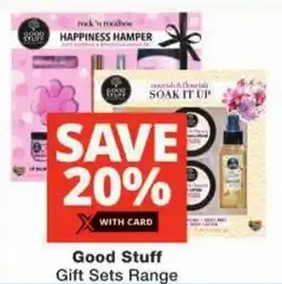 Checkers Good Stuff Gift Sets Range offer