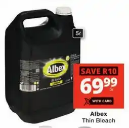 Checkers Albex Thin Bleach offer