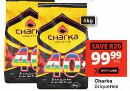Checkers Charka Briquettes offer