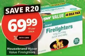 Checkers Housebrand Hyper Value Firelighters offer