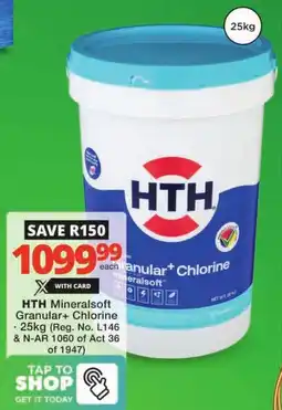 Checkers HTH Mineralsoft Granular+ Chlorine offer
