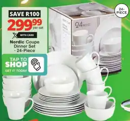 Checkers Nordic Coupe Dinner Set offer