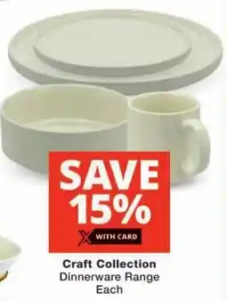 Checkers Craft Collection Dinnerware Range offer