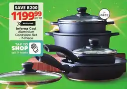 Checkers Inferna Cast Aluminium Cookware Set offer