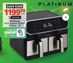 Checkers Platinum Dual Basket Digital Airfryer offer