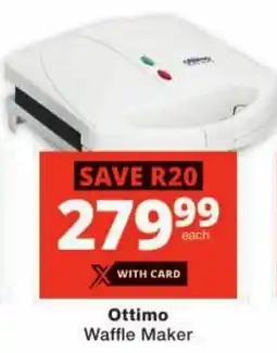 Checkers Ottimo Waffle Maker offer