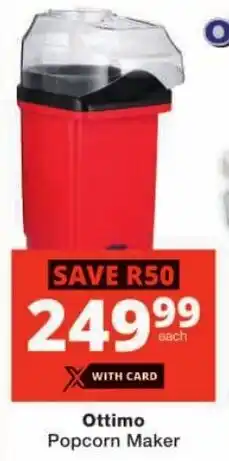 Checkers Ottimo Popcorn Maker offer