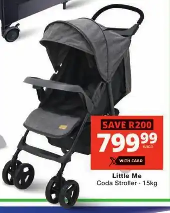 Checkers Little Me Coda Stroller offer