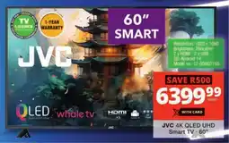 Checkers JVC 4K QLED UHD Smart TV offer