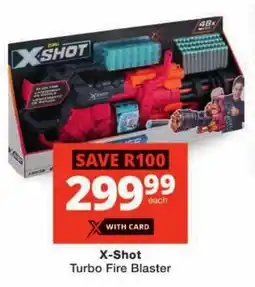 Checkers X-Shot Turbo Fire Blaster offer