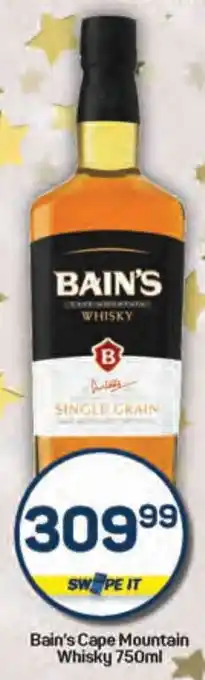 Pick n Pay Bain's Cape Mountain Whisky offer