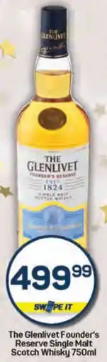 Pick n Pay The Glenlivet Founder's Reserve Single Malt Scotch Whisky offer
