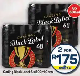 Pick n Pay Carling Black Label Cans offer