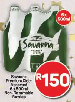 Pick n Pay Savanna Premium Cider Assorted NRB offer